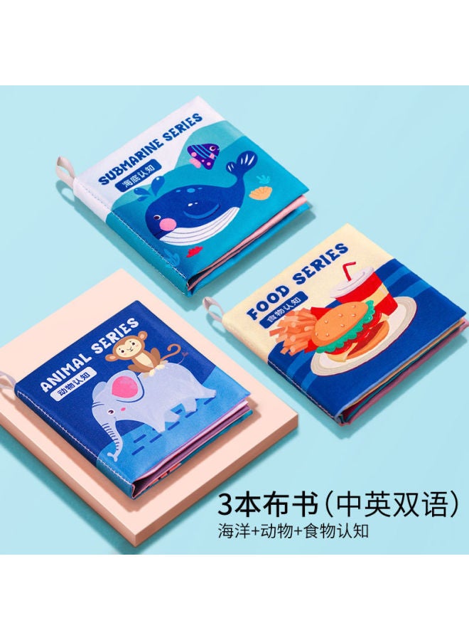 Baby Cloth Book March-june Baby Can't Tear Bite Stereo Cognition Sound 0-1 Year Old Children's Early Education Educational Toys - Image 1